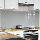vidaXL Konyhai hátfal 2 pcs Világosszürke 80 x 60 cm edzett üveg
