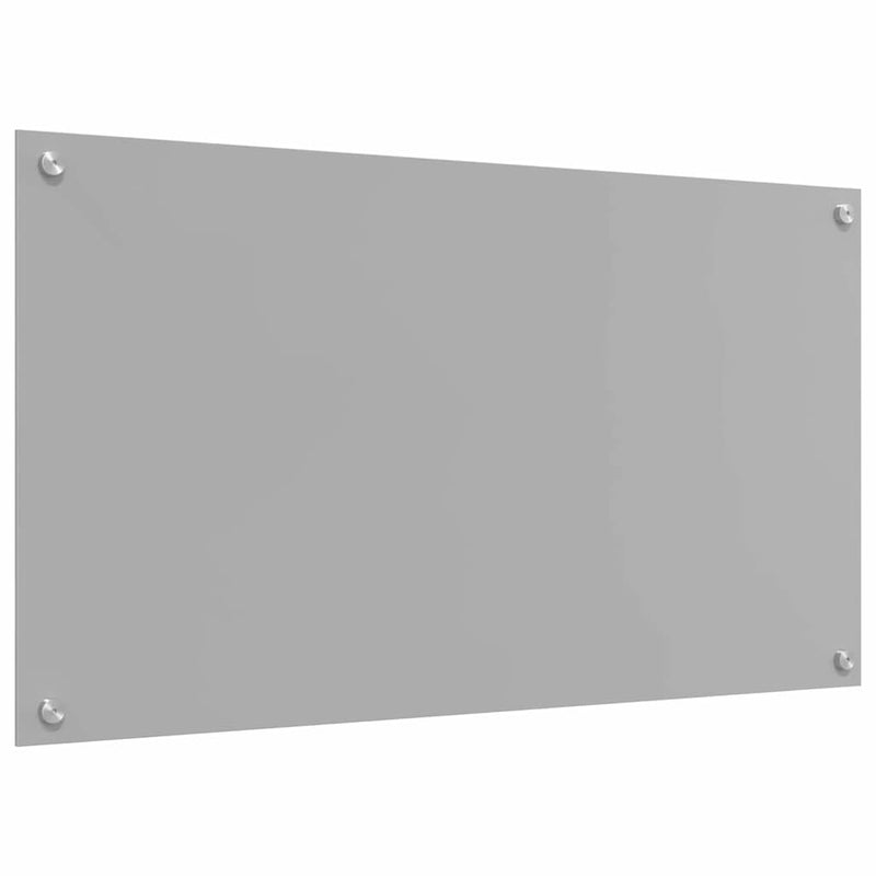 vidaXL Konyhai splashback 2 pcs Világosszürke 90 x 50 cm edzett üveg