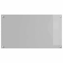 vidaXL Konyhai hátfal 2 pcs Világosszürke 90 x 50 cm edzett üveg