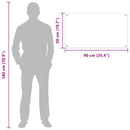vidaXL Konyhai hátfal 2 pcs Világosszürke 90 x 50 cm edzett üveg