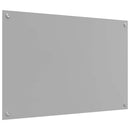 vidaXL Konyhai hátfal 2 pcs Világosszürke 90 x 60 cm edzett üveg