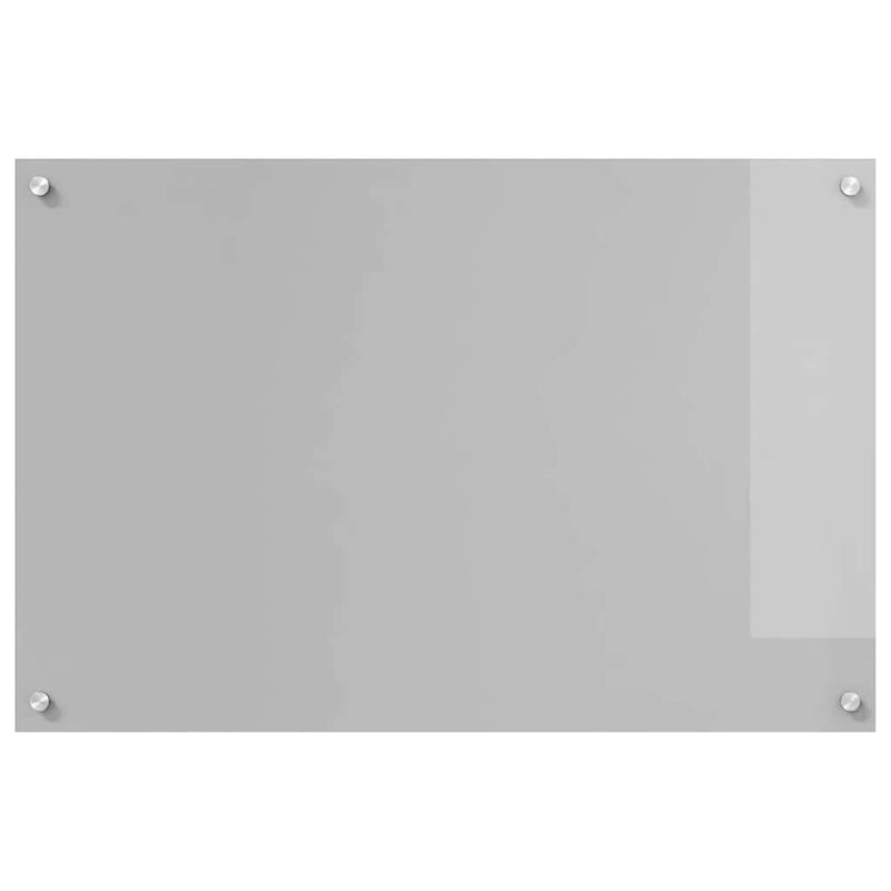 vidaXL Konyhai splashback 2 pcs Világosszürke 90 x 60 cm edzett üveg