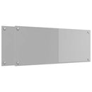 vidaXL Konyhai splashback 2 pcs Világosszürke 100 x 40 cm edzett üveg