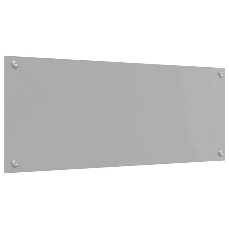 vidaXL Konyhai splashback 2 pcs Világosszürke 100 x 40 cm edzett üveg