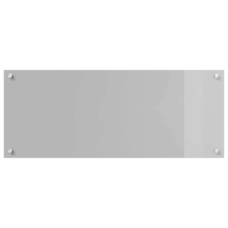 vidaXL Konyhai splashback 2 pcs Világosszürke 100 x 40 cm edzett üveg