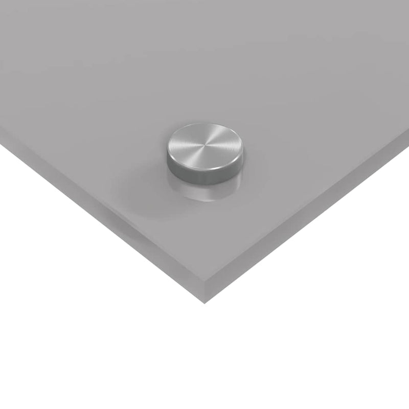 vidaXL Konyhai splashback 2 pcs Világosszürke 100 x 50 cm edzett üveg