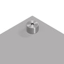 vidaXL Konyhai splashback 2 pcs Világosszürke 100 x 60 cm edzett üveg