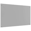 vidaXL Konyhai splashback 2 pcs Világosszürke 100 x 60 cm edzett üveg