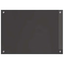 vidaXL Konyhai splashback 2 pcs Sötétszürke 70 x 50 cm edzett üveg