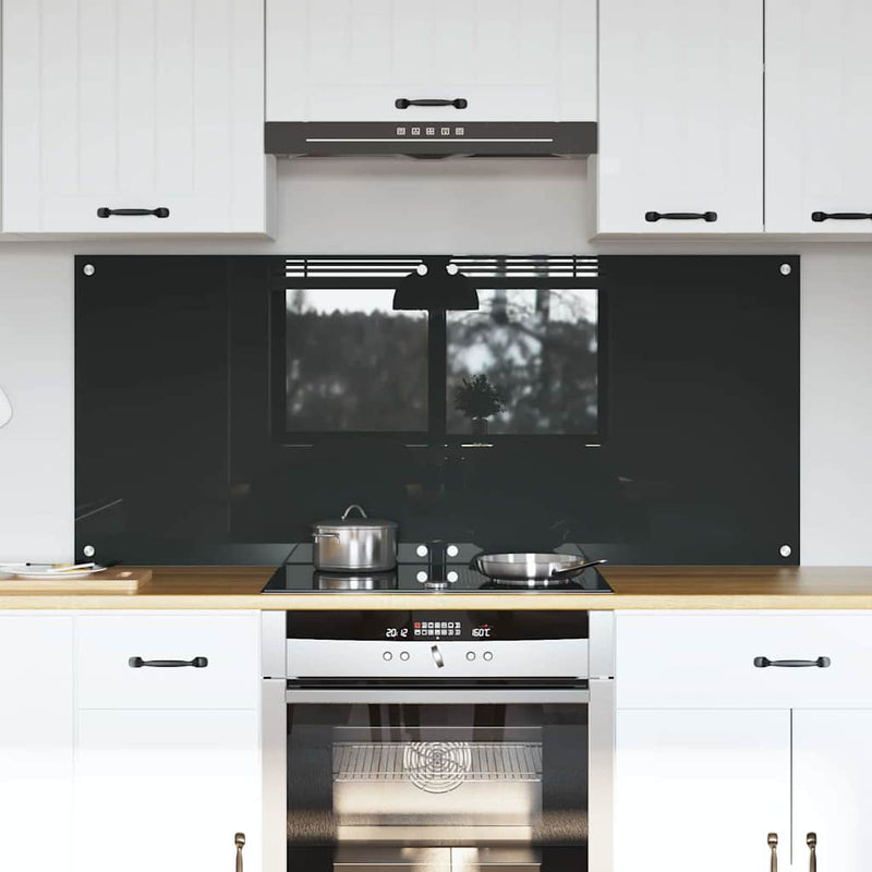 vidaXL Konyhai splashback 2 pcs Sötétszürke 70 x 60 cm edzett üveg