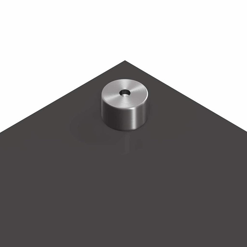 vidaXL Konyhai splashback 2 pcs Sötétszürke 100 x 60 cm edzett üveg