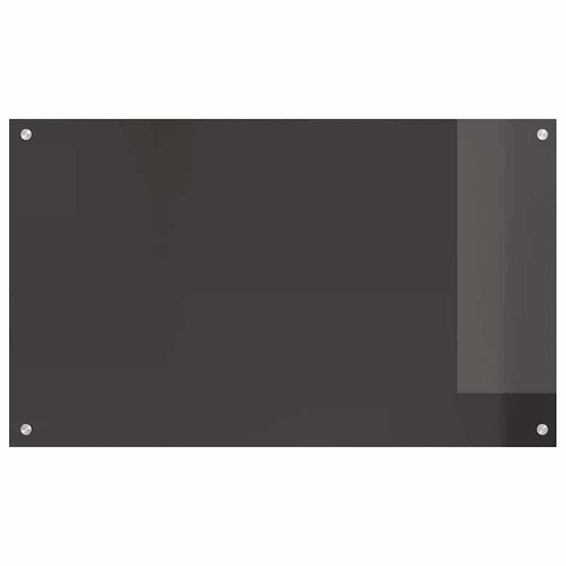 vidaXL Konyhai splashback 2 pcs Sötétszürke 100 x 60 cm edzett üveg