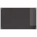 vidaXL Konyhai hátfal 2 pcs Sötétszürke 100 x 60 cm edzett üveg