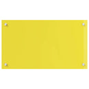 vidaXL Konyhai splashback 2 pcs Sárga 70 x 40 cm edzett üveg