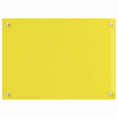 vidaXL Konyhai splashback 2 pcs Sárga 70 x 50 cm edzett üveg