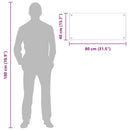 vidaXL Konyhai splashback 2 pcs Sárga 80 x 40 cm edzett üveg