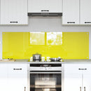 vidaXL Konyhai splashback 2 pcs Sárga 80 x 50 cm edzett üveg