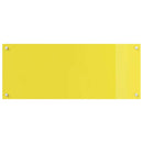 vidaXL Konyhai splashback 2 pcs Sárga 100 x 40 cm edzett üveg