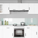vidaXL Konyhai hátfal 2 pcs Fehér 110 x 40 cm edzett üveg