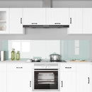 vidaXL Konyhai hátfal 2 pcs Fehér 110 x 50 cm edzett üveg