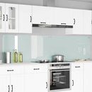 vidaXL Konyhai hátfal 2 pcs Fehér 120 x 60 cm edzett üveg