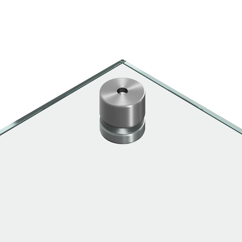 vidaXL Konyhai splashback 2 pcs Átlátszó 110 x 40 cm edzett üveg