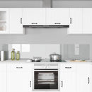 vidaXL Konyhai splashback 2 pcs Átlátszó 110 x 40 cm edzett üveg