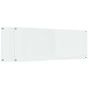 vidaXL Konyhai hátfal 2 pcs Átlátszó 110 x 40 cm edzett üveg