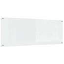 vidaXL Konyhai hátfal 2 pcs Átlátszó 110 x 40 cm edzett üveg