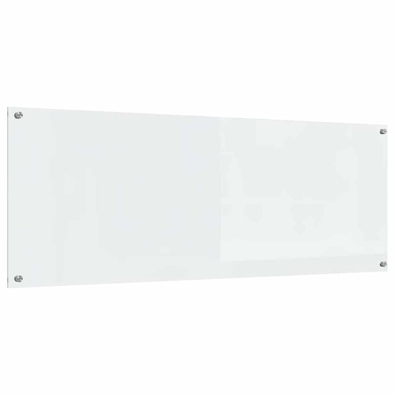 vidaXL Konyhai splashback 2 pcs Átlátszó 110 x 40 cm edzett üveg