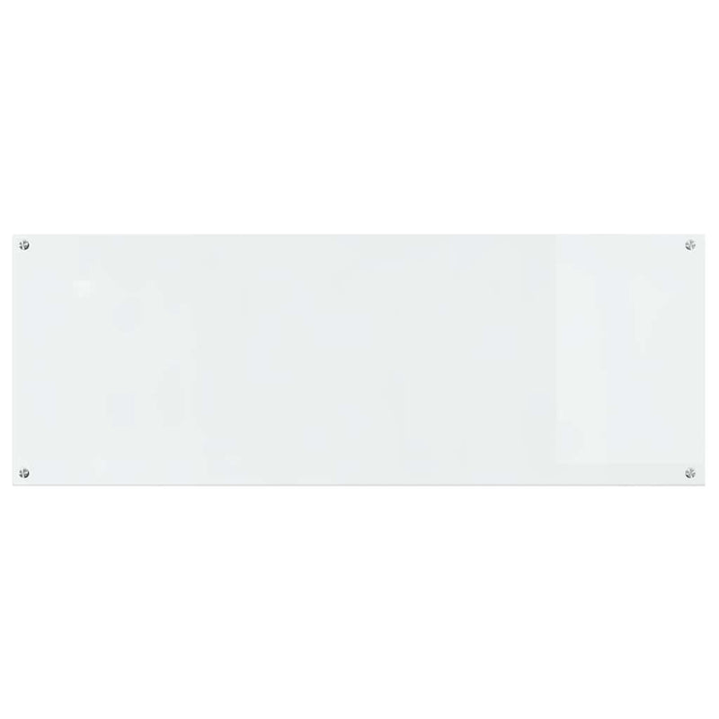 vidaXL Konyhai splashback 2 pcs Átlátszó 110 x 40 cm edzett üveg
