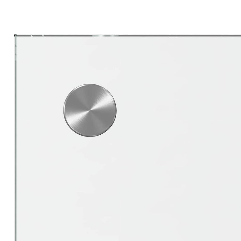 vidaXL Konyhai splashback 2 pcs Átlátszó 110 x 60 cm edzett üveg