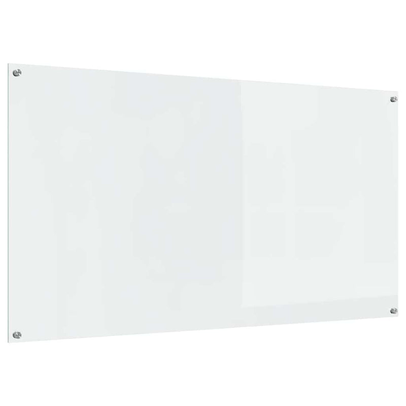 vidaXL Konyhai splashback 2 pcs Átlátszó 110 x 60 cm edzett üveg
