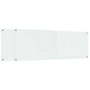 vidaXL Konyhai hátfal 2 pcs Átlátszó 120 x 40 cm edzett üveg