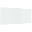 vidaXL Konyhai hátfal 2 pcs Átlátszó 120 x 60 cm edzett üveg