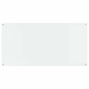vidaXL Konyhai hátfal 2 pcs Átlátszó 120 x 60 cm edzett üveg