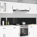 vidaXL Konyhai hátfal 2 pcs Fekete 120 x 40 cm edzett üveg