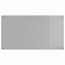 vidaXL Konyhai splashback 2 pcs Világosszürke 110 x 60 cm edzett üveg