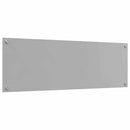 vidaXL Konyhai splashback 2 pcs Világosszürke 120 x 40 cm edzett üveg