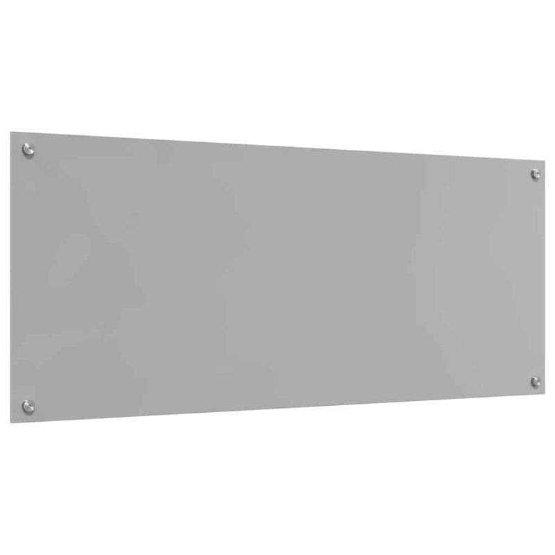 vidaXL Konyhai splashback 2 pcs Világosszürke 120 x 50 cm edzett üveg