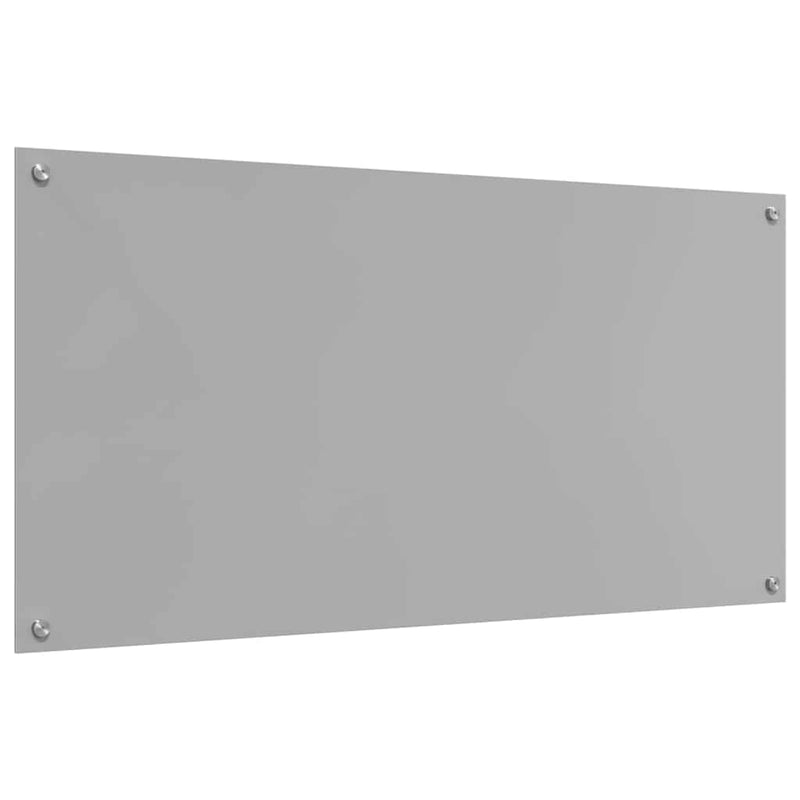 vidaXL Konyhai splashback 2 pcs Világosszürke 120 x 60 cm edzett üveg