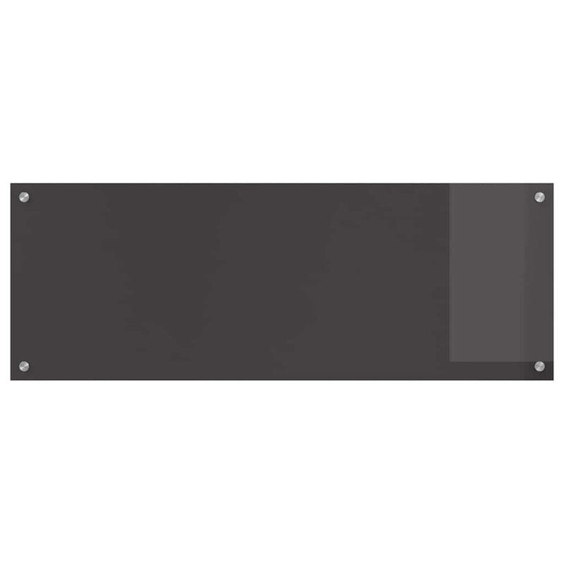 vidaXL Konyhai splashback 2 pcs Sötétszürke 110 x 40 cm edzett üveg