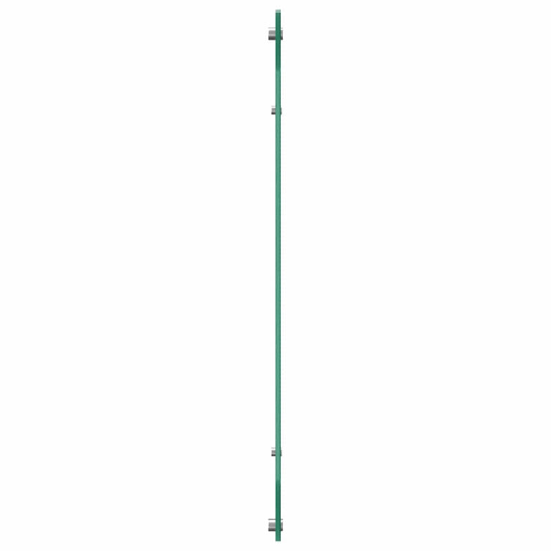 vidaXL Konyhai splashback 2 pcs Sötétszürke 110 x 60 cm edzett üveg