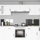 vidaXL Konyhai splashback 2 pcs Sötétszürke 120 x 40 cm edzett üveg