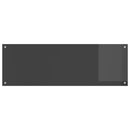 vidaXL Konyhai splashback 2 pcs Sötétszürke 120 x 40 cm edzett üveg