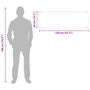 vidaXL Konyhai splashback 2 pcs Sötétszürke 120 x 40 cm edzett üveg