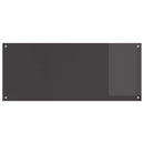 vidaXL Konyhai splashback 2 pcs Sötétszürke 120 x 50 cm edzett üveg