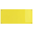 vidaXL Konyhai splashback 2 pcs Sárga 110 x 50 cm edzett üveg