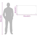 vidaXL Konyhai splashback 2 pcs Sárga 110 x 50 cm edzett üveg