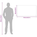 vidaXL Konyhai splashback 2 pcs Sárga 110 x 60 cm edzett üveg